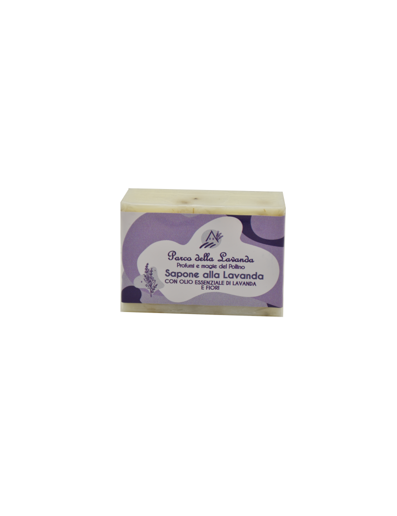 Sapone Solido con O.E. e Fiori di Lavanda