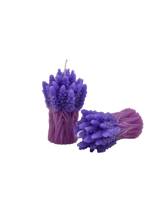 Candela mazzetto di Lavanda