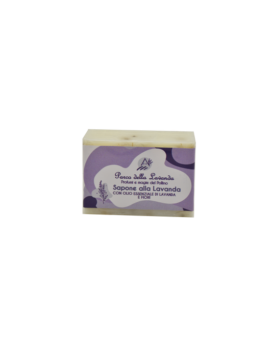 Sapone Solido con O.E. e Fiori di Lavanda