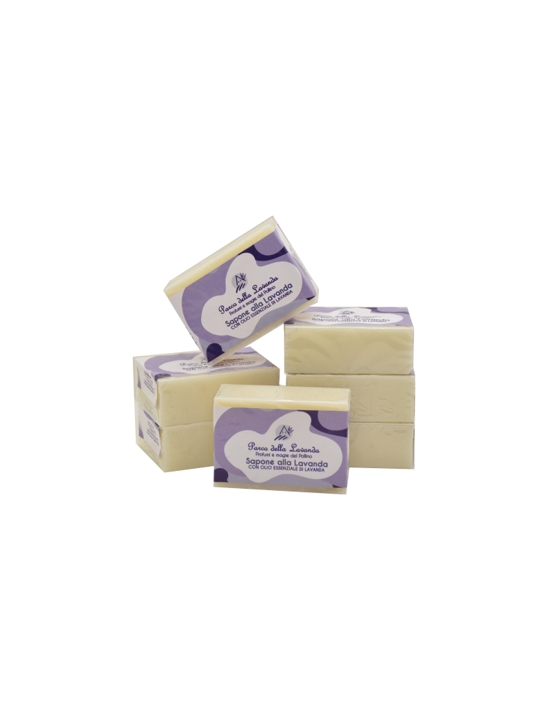 Sapone Solido con Olio Essenziale di Lavanda